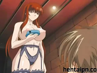 [uncensored] redheaded milf forces her slave boy beside lick pussy!!